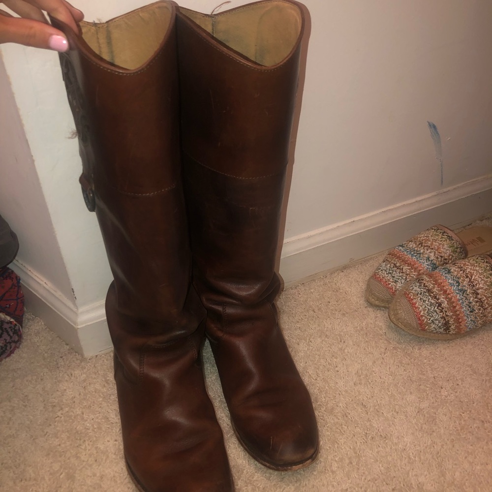 Frye Monogram Boots